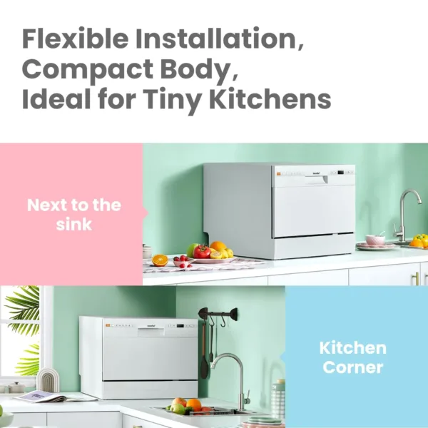 comfee dishwasher 6 place 2