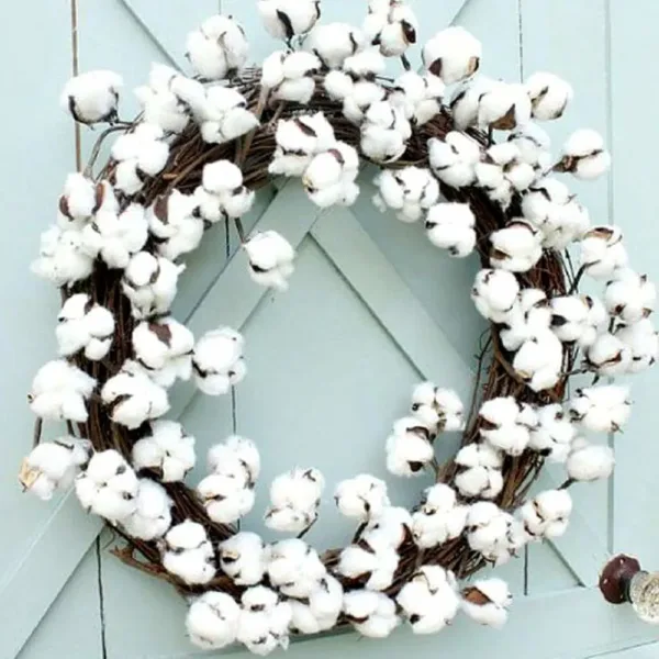 cotton stems farmhouse decor 3