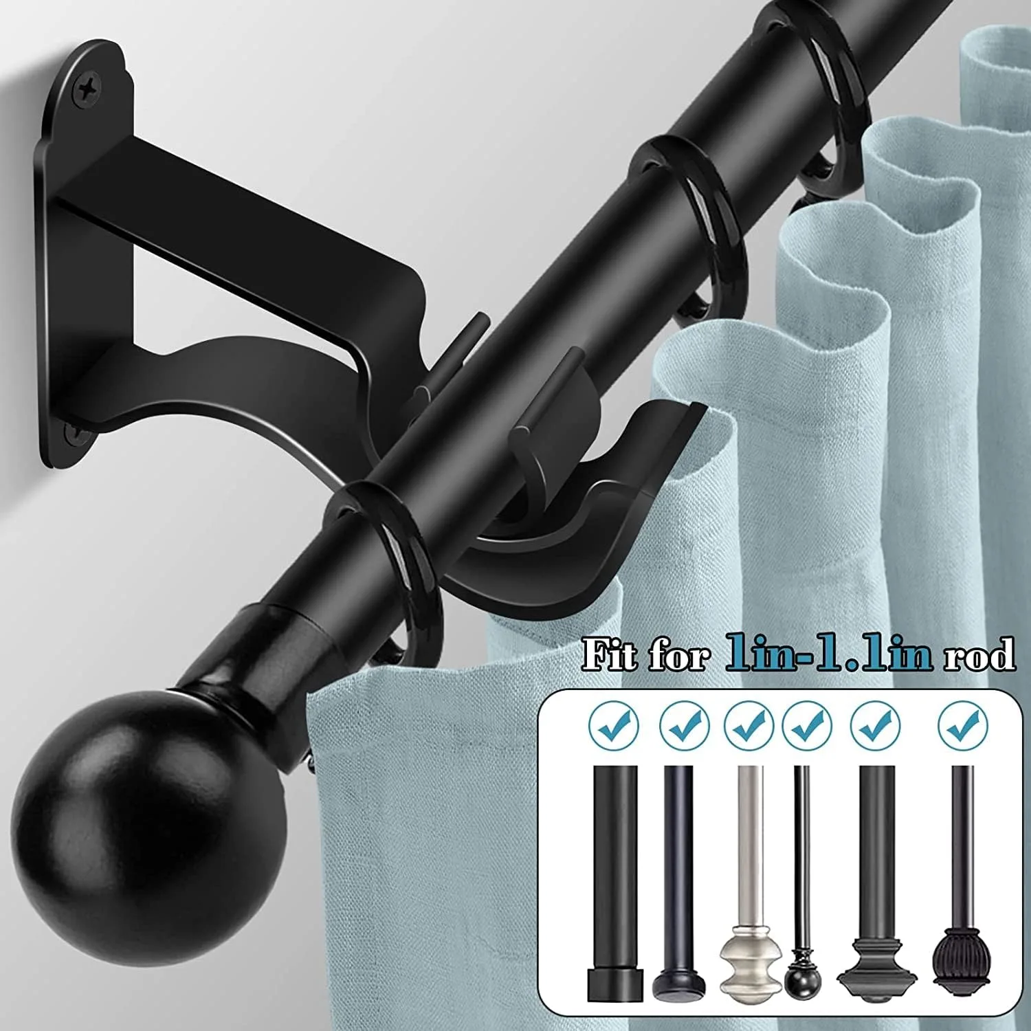 curtain rod bracket heavy 5