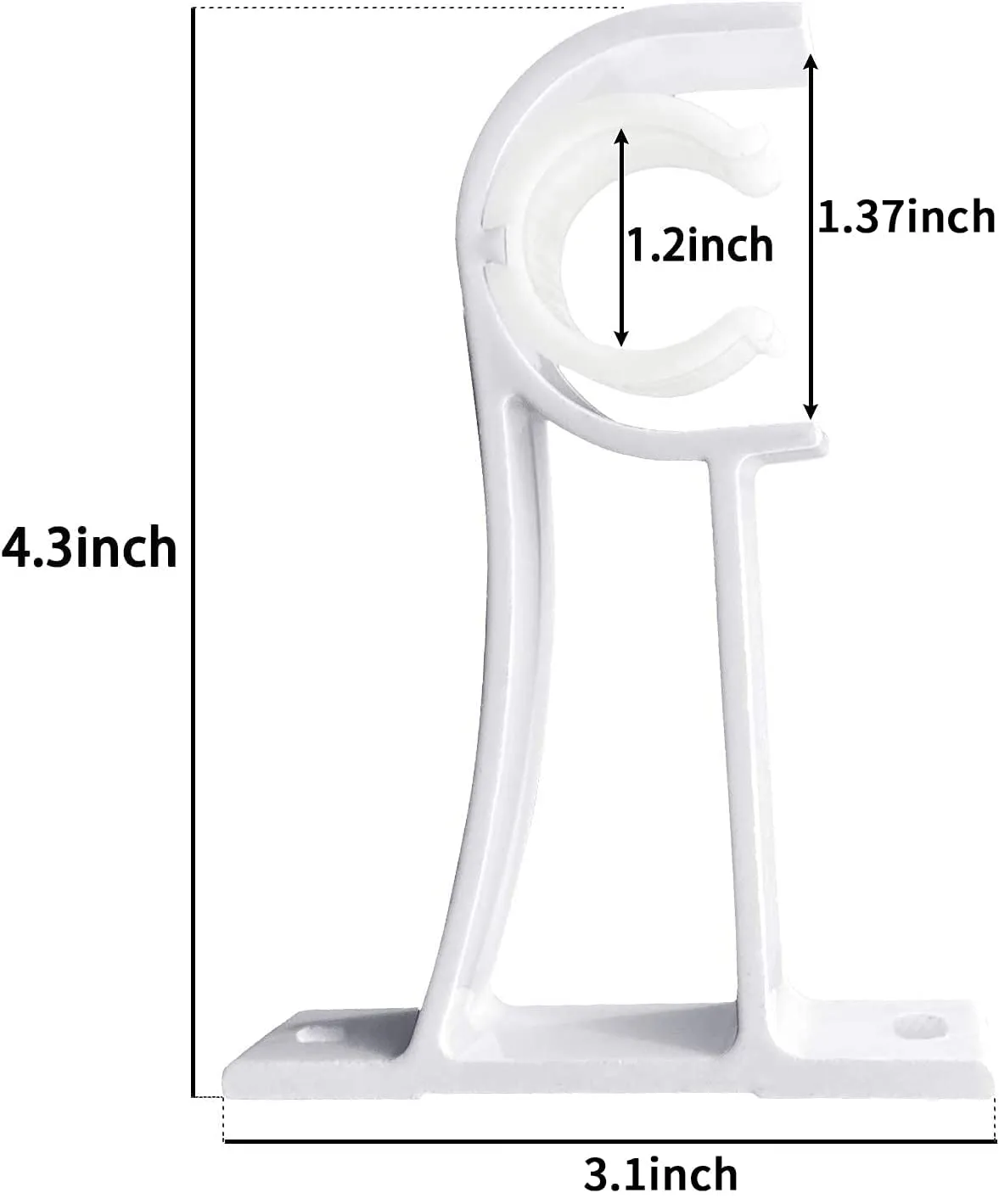 curtain rod bracket heavy 5