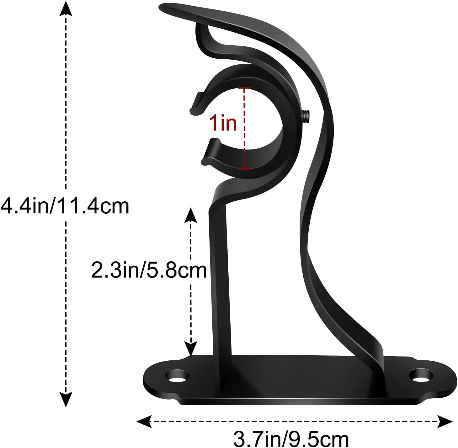 curtain rod bracket heavy 7