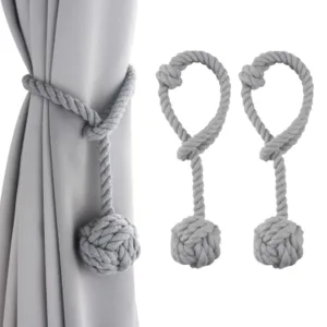 curtain tiebacks cotton rope 1