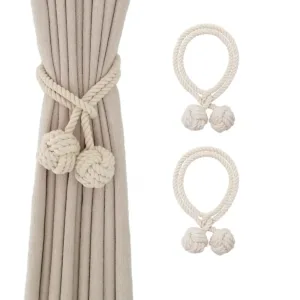 curtain tiebacks cotton rope 6