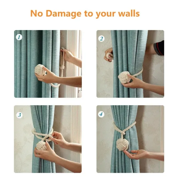 curtain tiebacks rope 4
