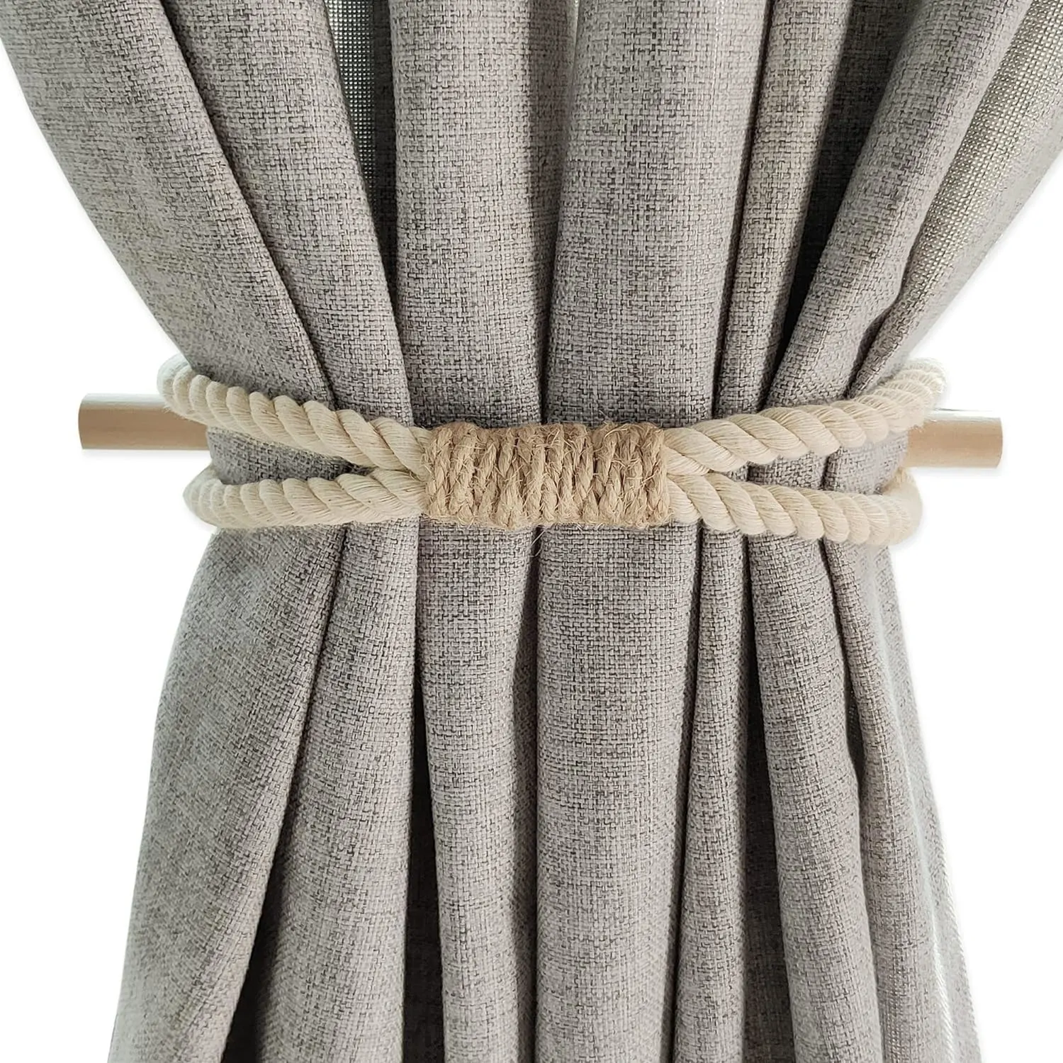 curtain tiebacks rustic 1