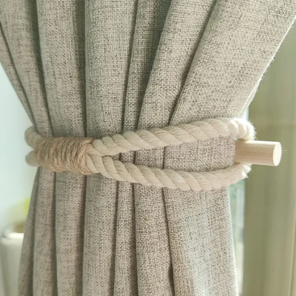 curtain tiebacks rustic 2