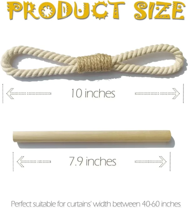 curtain tiebacks rustic 4