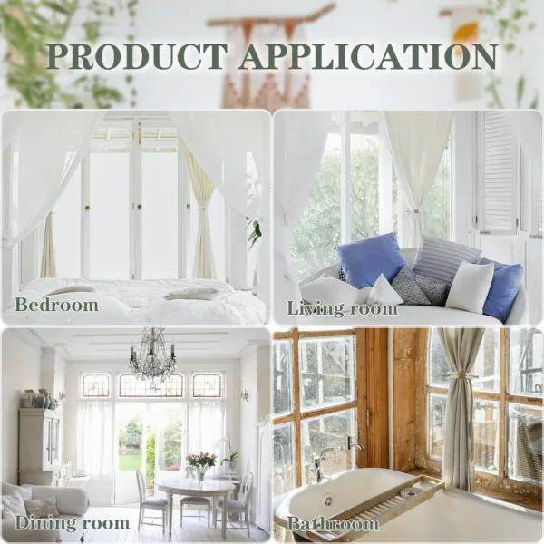 curtain tiebacks rustic 7