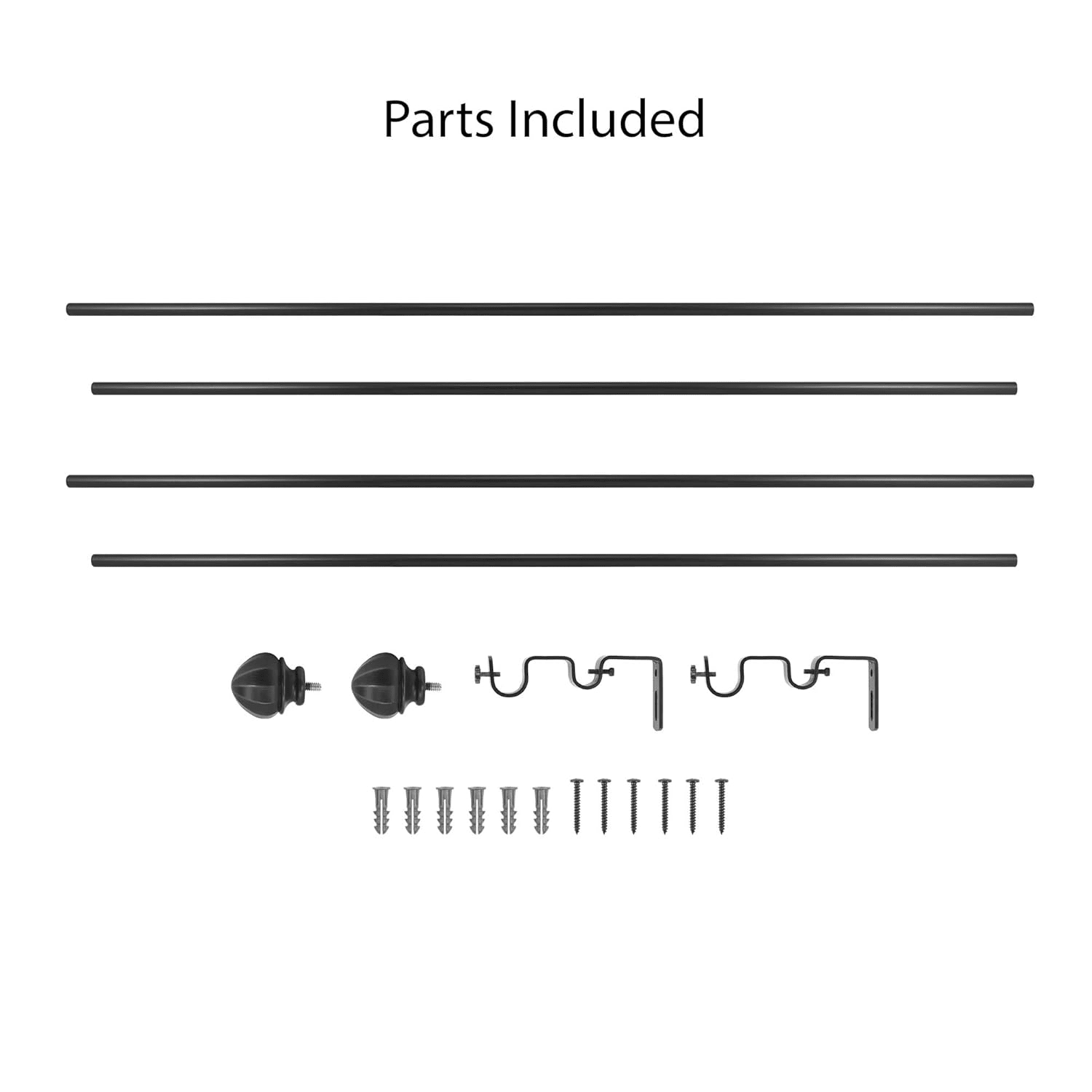 decopolitan double curtain rod 5