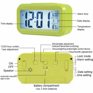 digital alarm clock 7