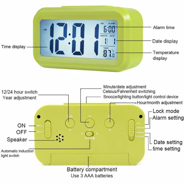 digital alarm clock 7