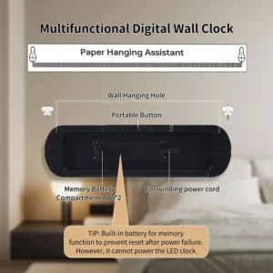 digital wall clock 4