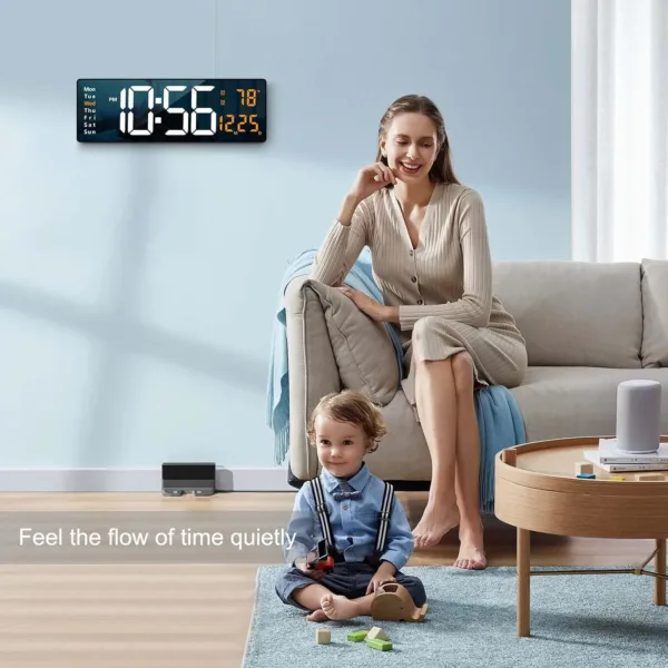 digital wall clock 4