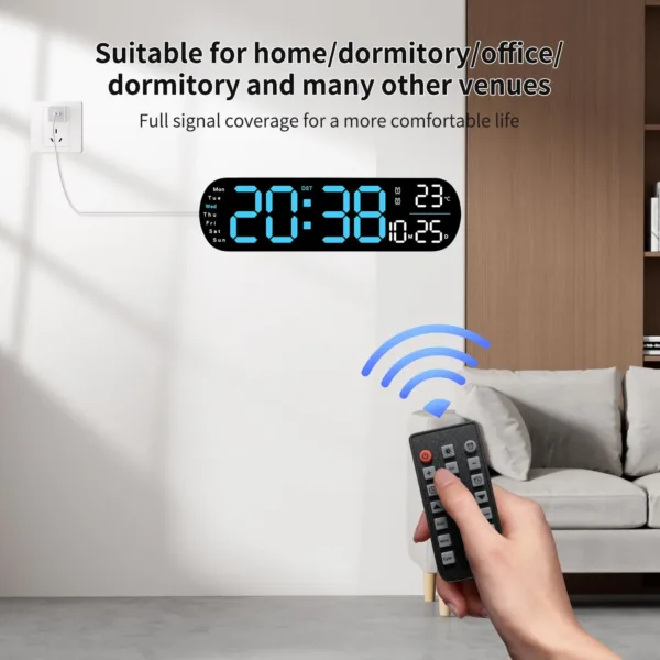 digital wall clock 5