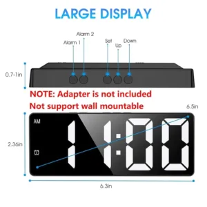 digital wall clock led 2