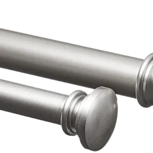 double curtain rod nickel 1