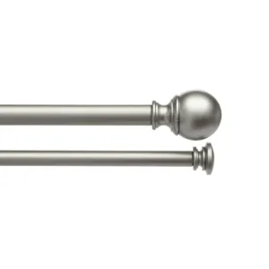 double curtain rod nickel 4