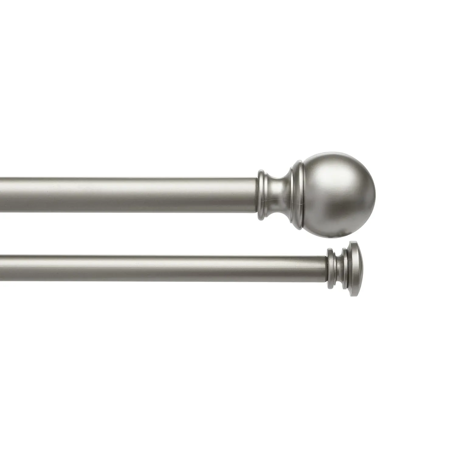 double curtain rod nickel 4