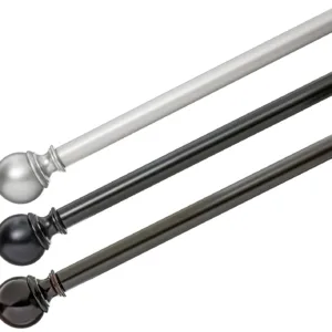 double curtain rod nickel 5