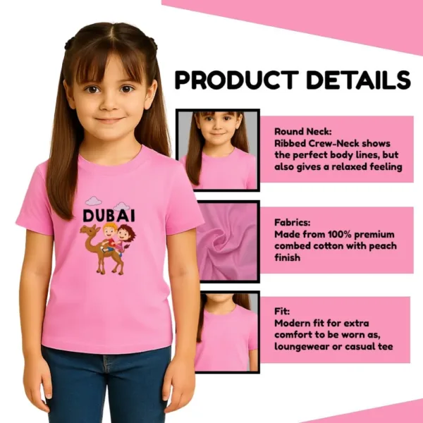 dubai tshirt girls souvenir 3