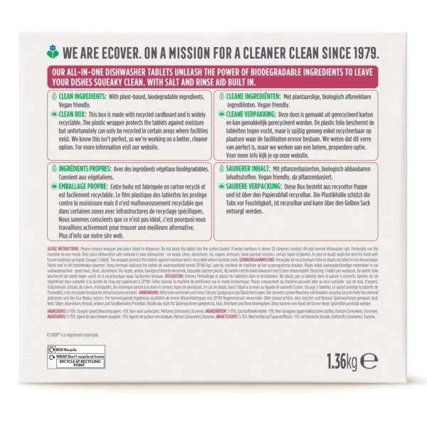 ecover dishwasher tablets 3