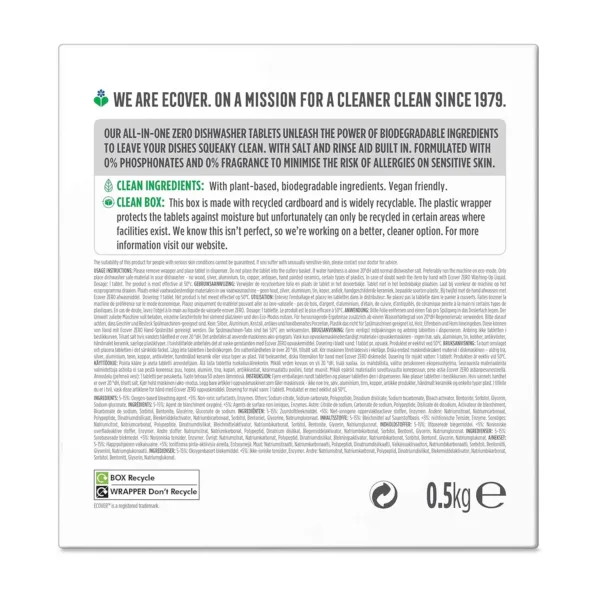 ecover zero dishwasher 2