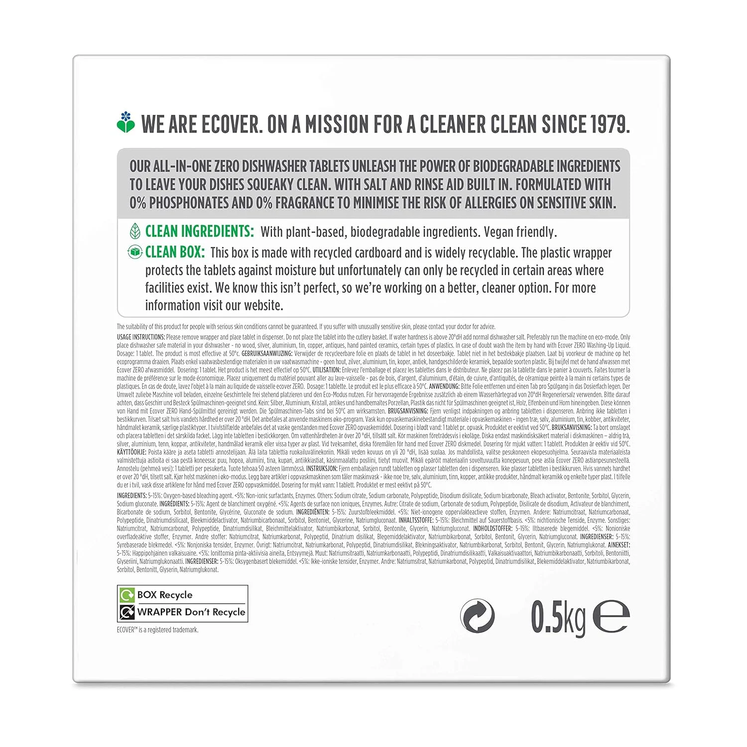 ecover zero dishwasher 2