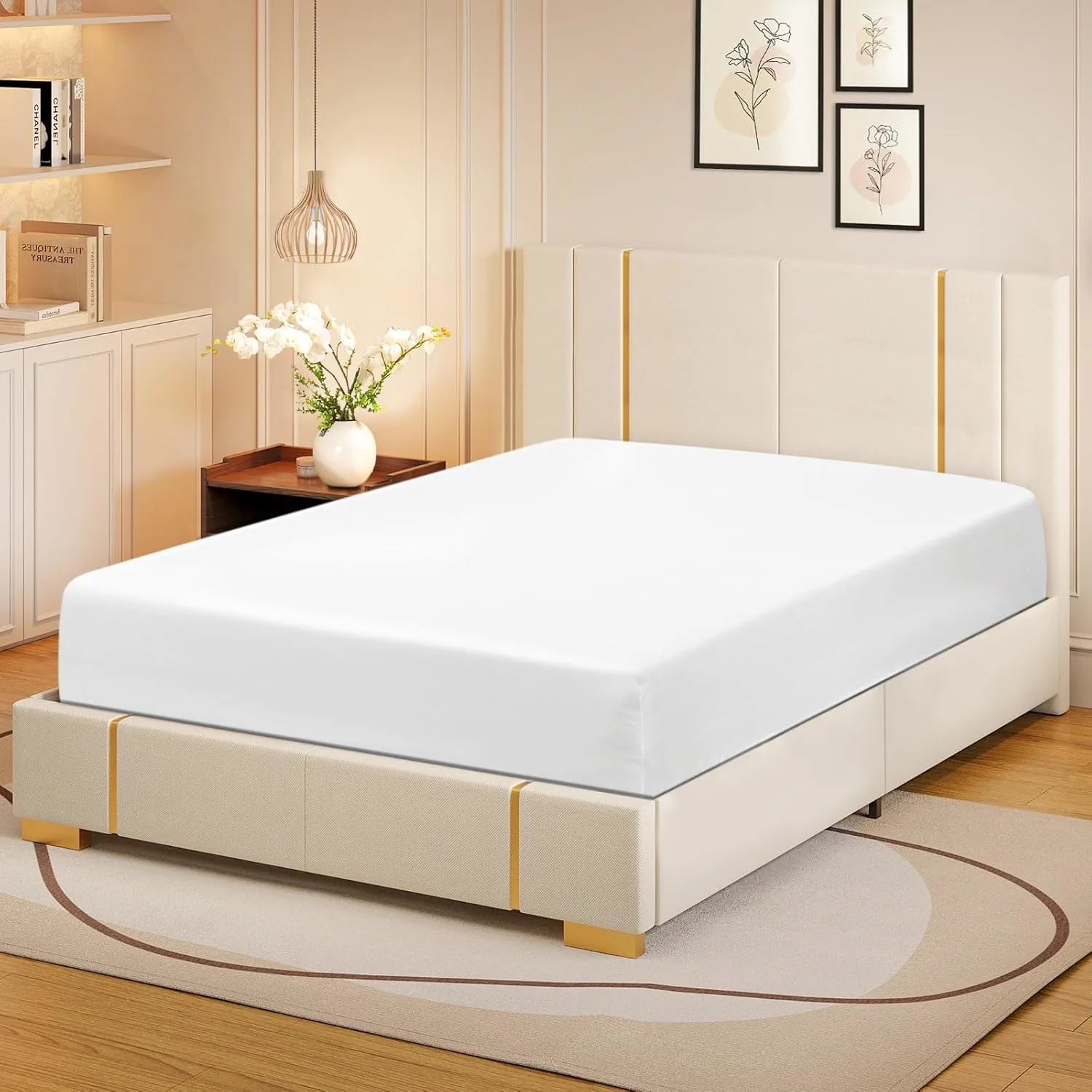 egyptian cotton fitted sheet 1