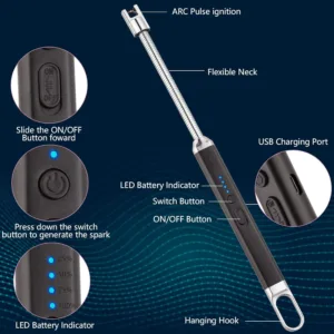 electric lighter usb 2