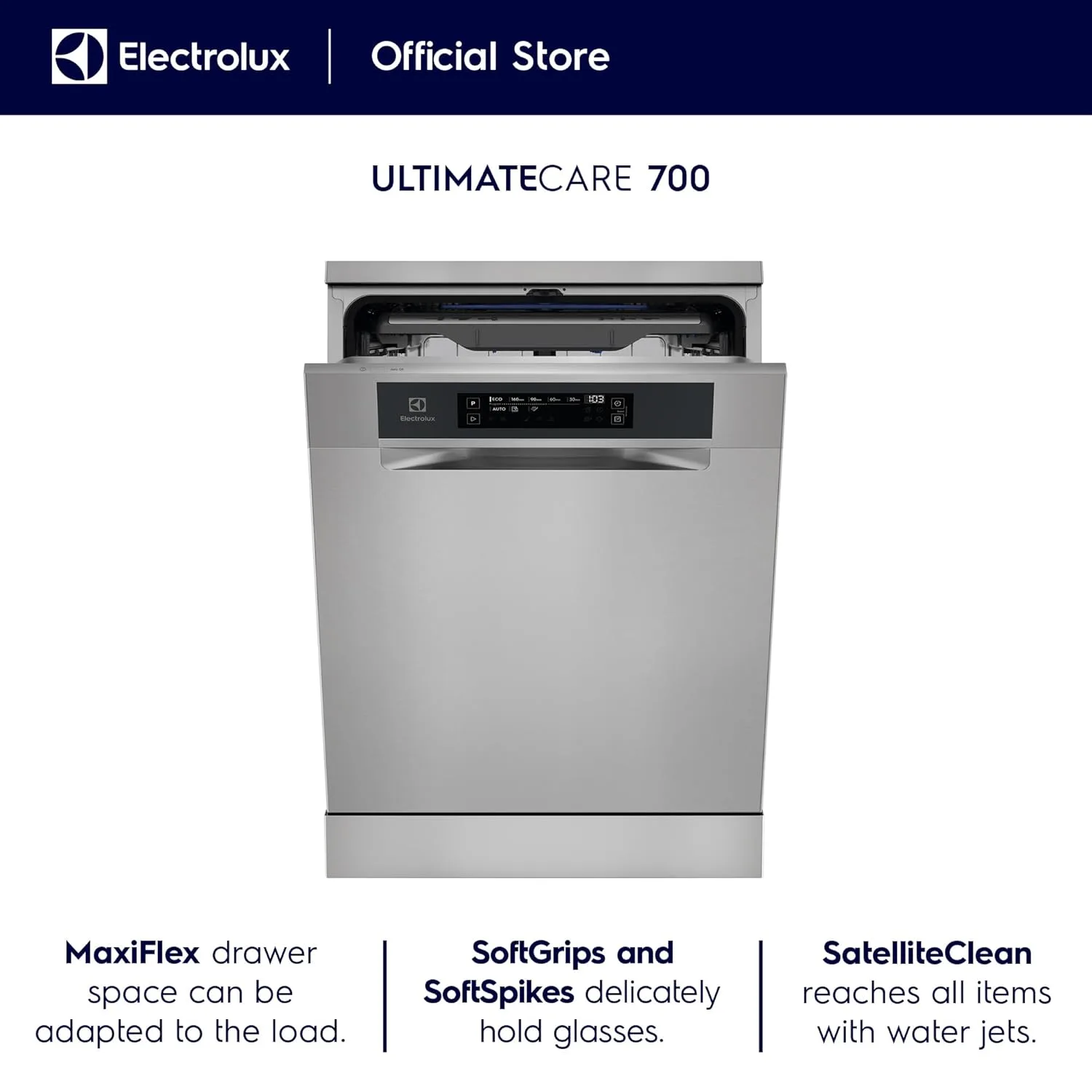 electrolux dishwasher settings 2