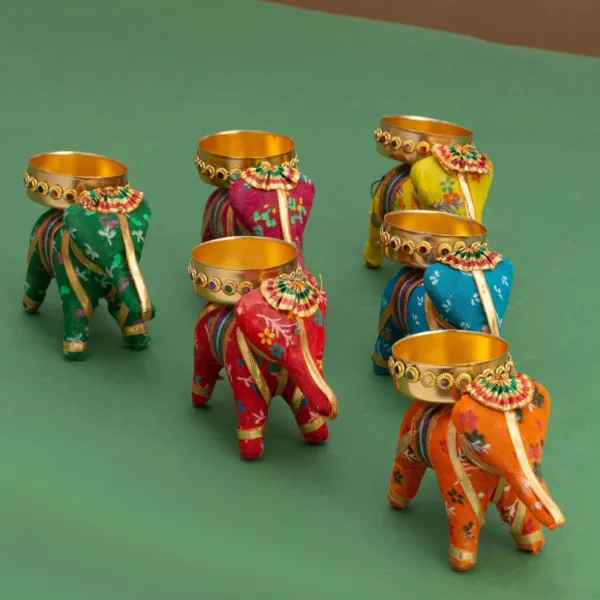 elephant tealight holder 5