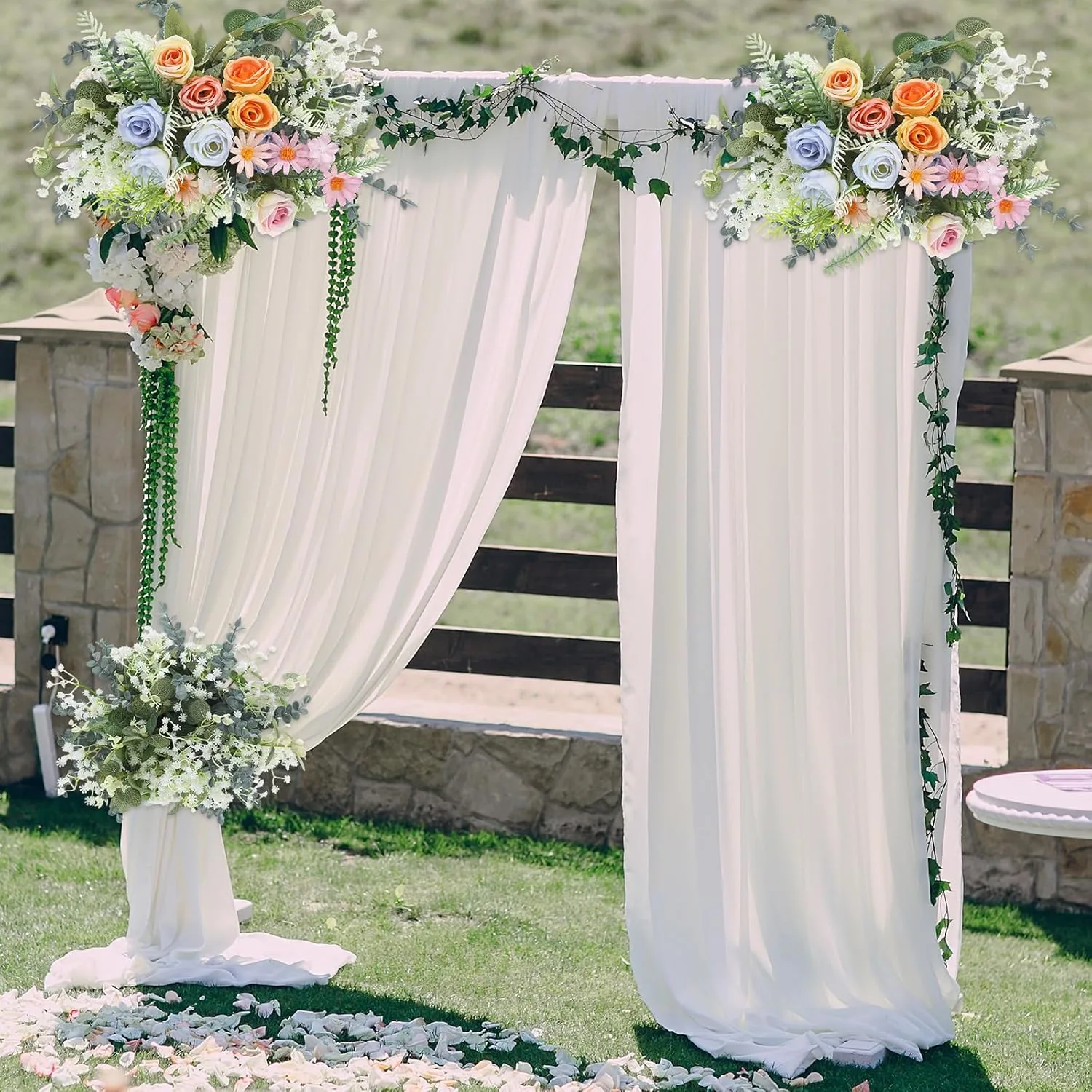 eucalyptus stems wedding flowers 6