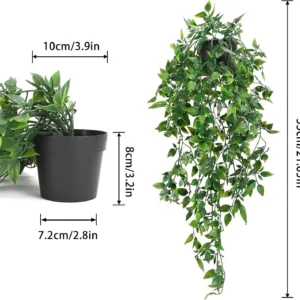 fake hanging plants 2