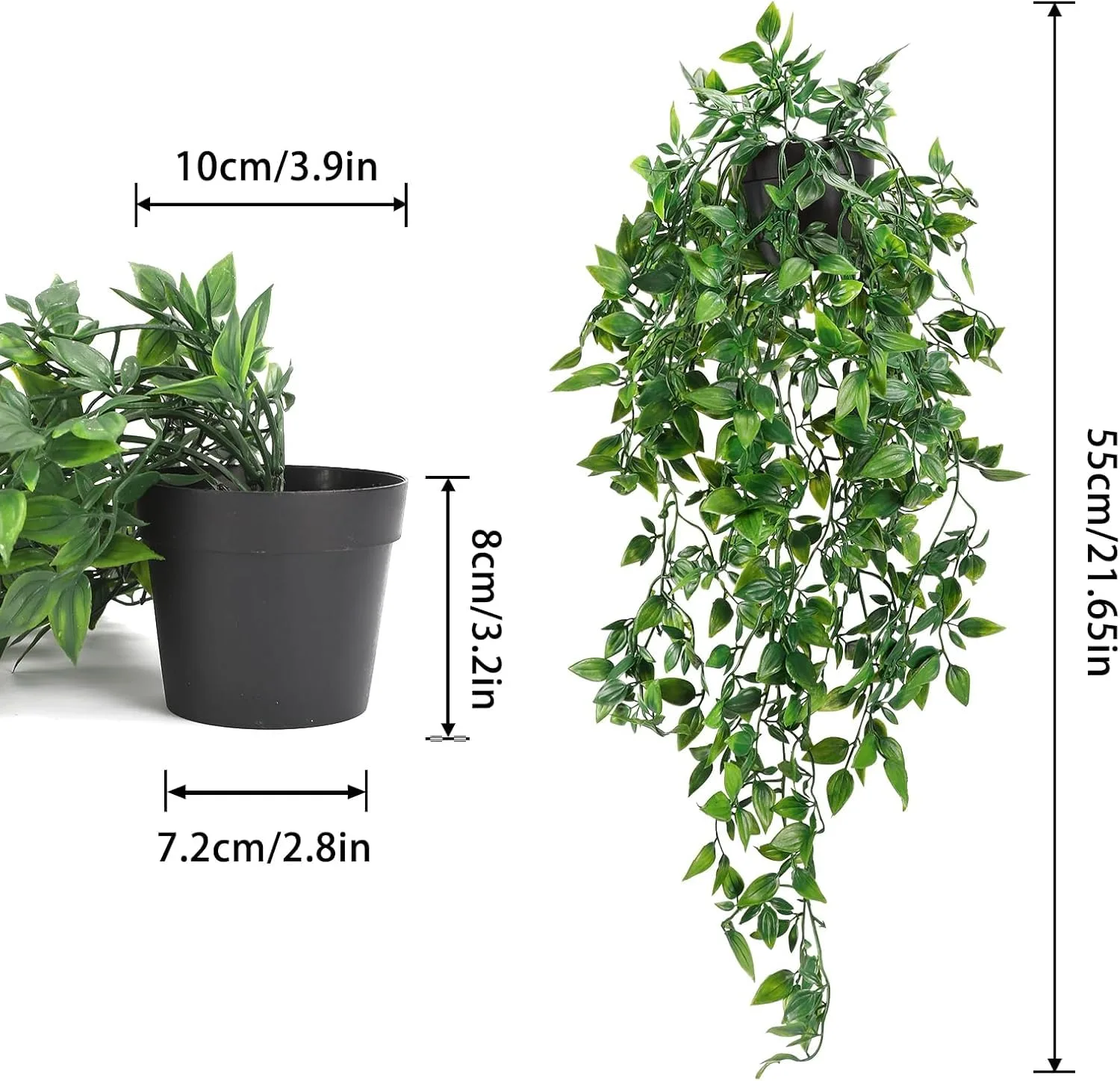 fake hanging plants 2