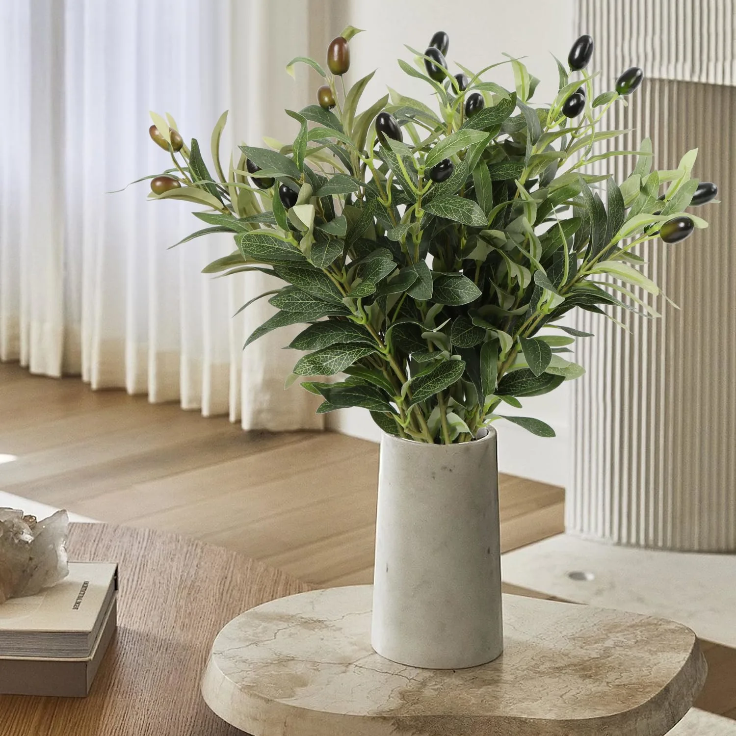 fake olive branches 3