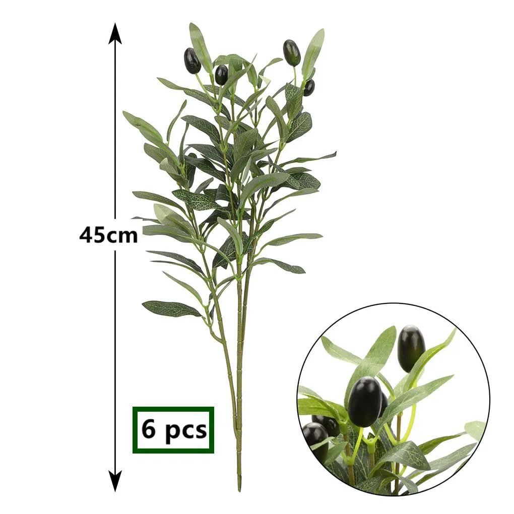 fake olive branches 4