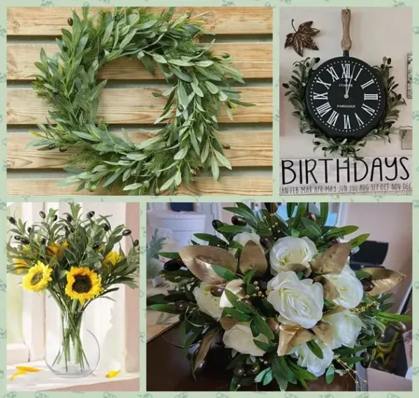 fake olive branches 5