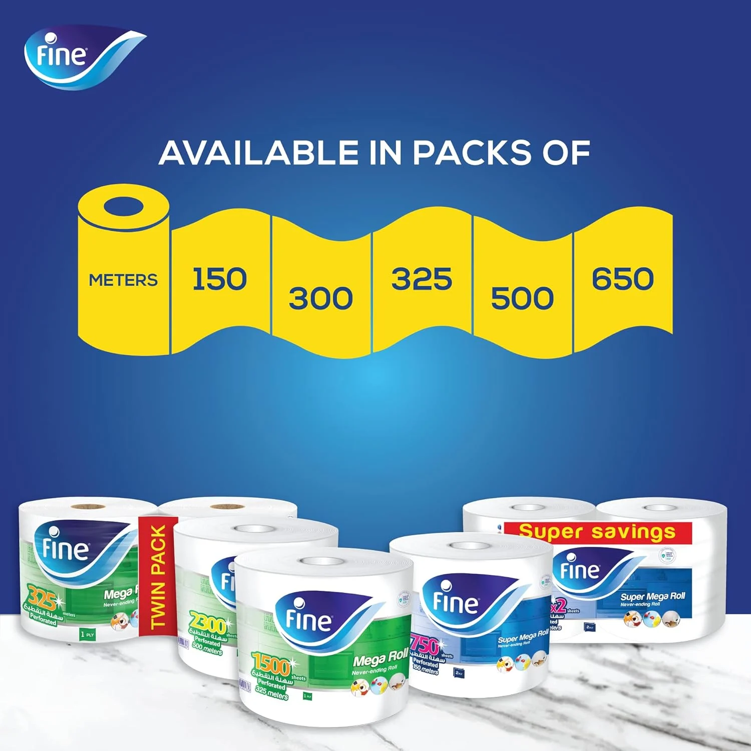 fine paper towel roll 6