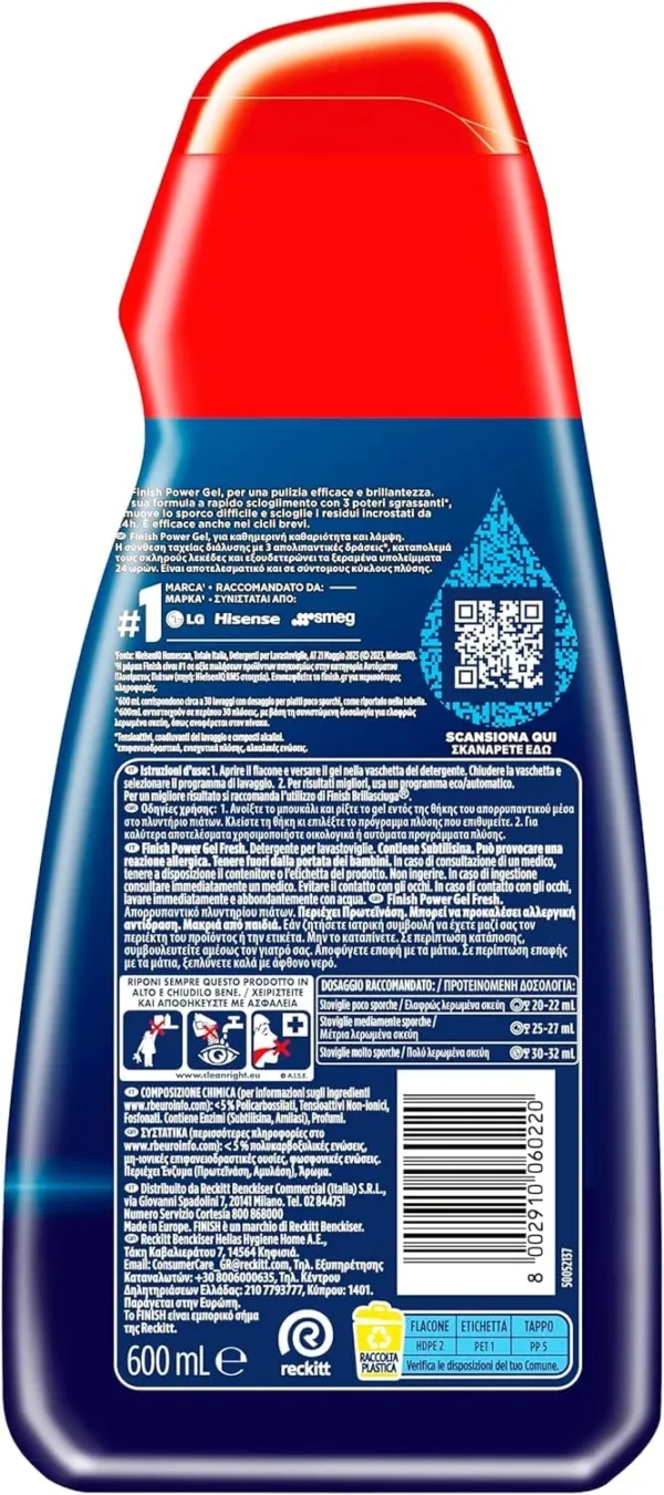 finish power gel dishwasher 2