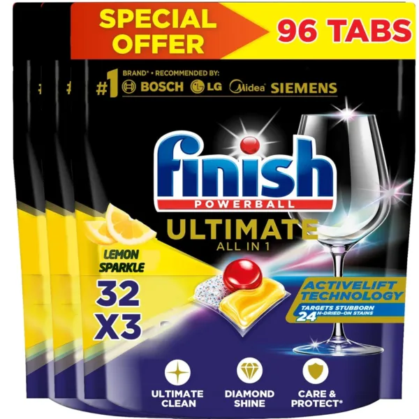 finish ultimate dishwasher tabs 1