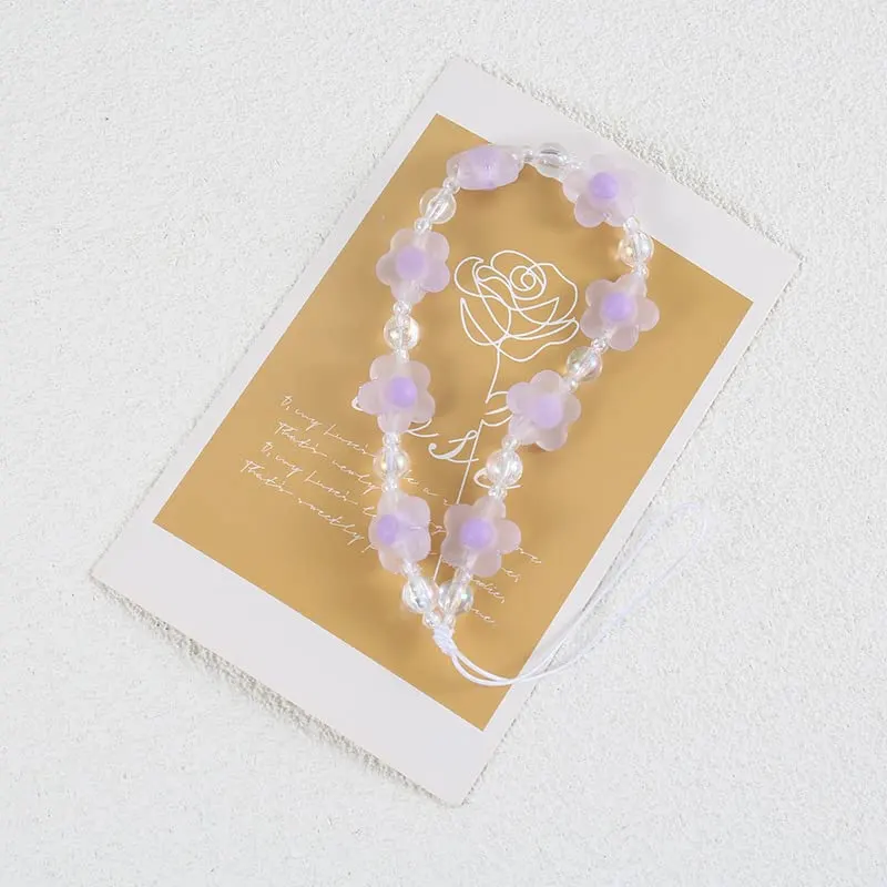 flower beaded phone charm 3