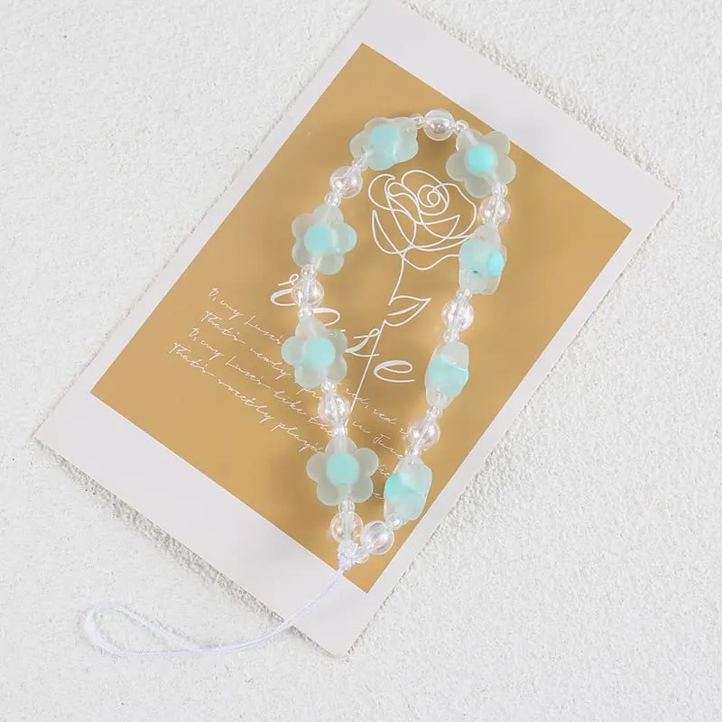 flower beaded phone charm 7