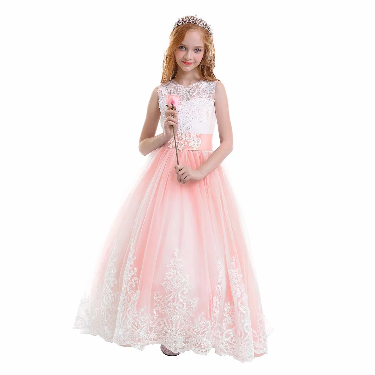 flower girl dress lace 5