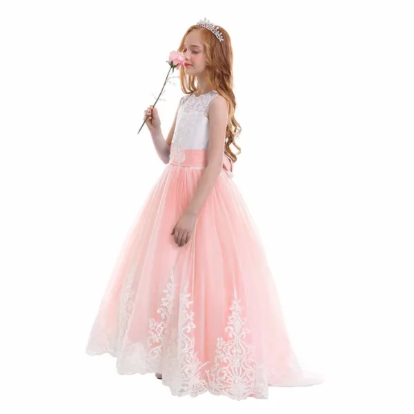 flower girl dress lace 6