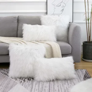 fluffy pillow covers faux 5