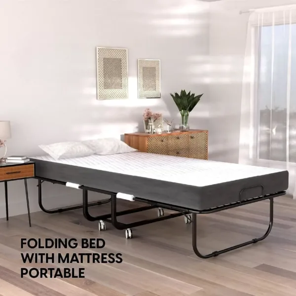 folding bed memory foam 5
