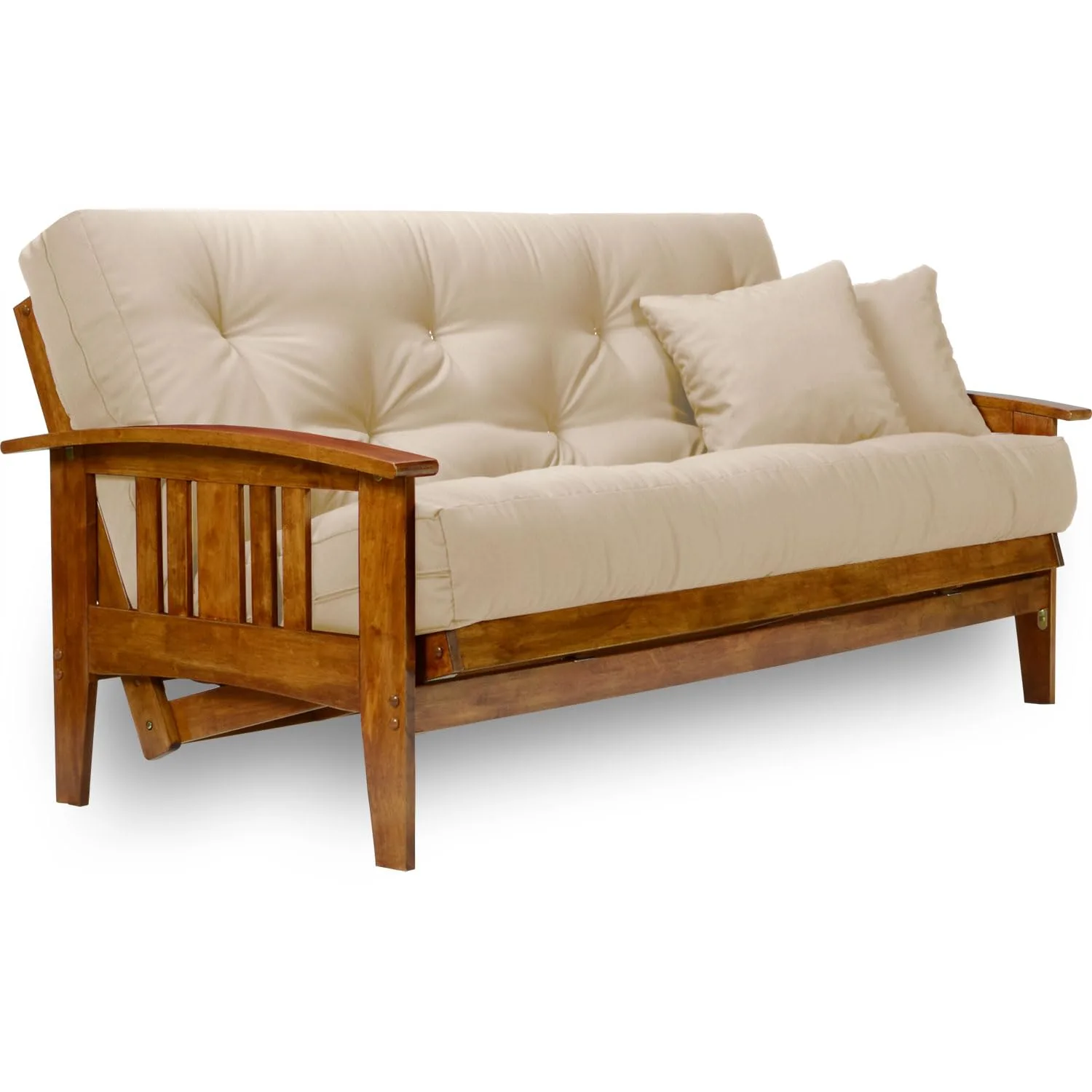 futon set frame mattress 1