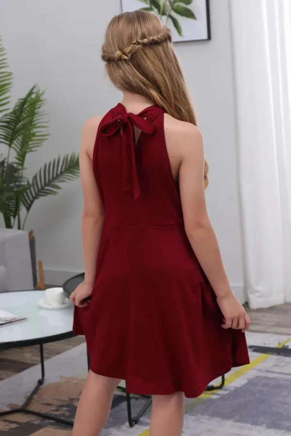 girl halter dress summer 2