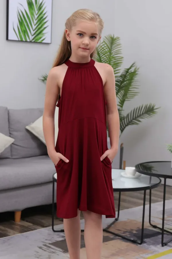 girl halter dress summer 4
