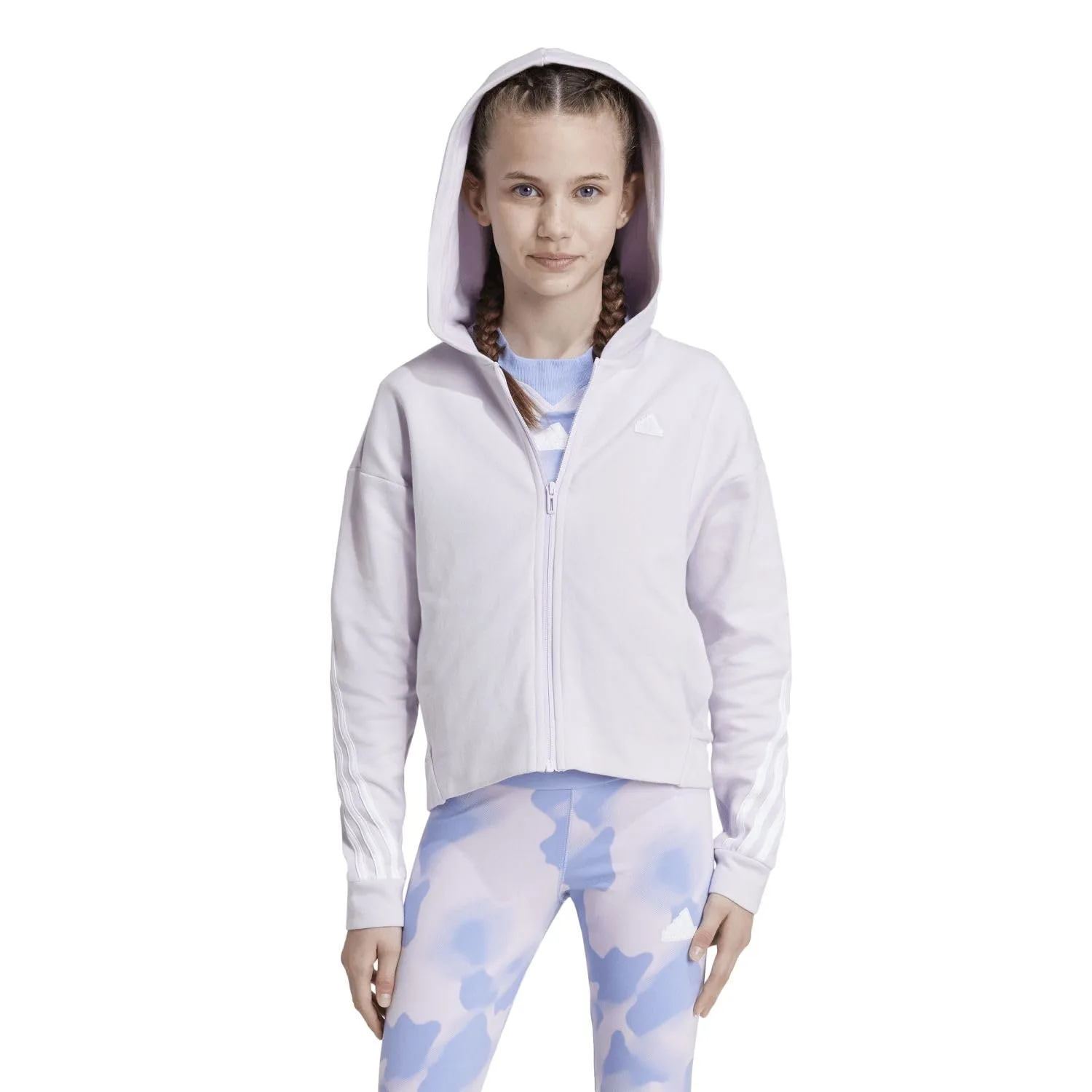 girls adidas full zip 3
